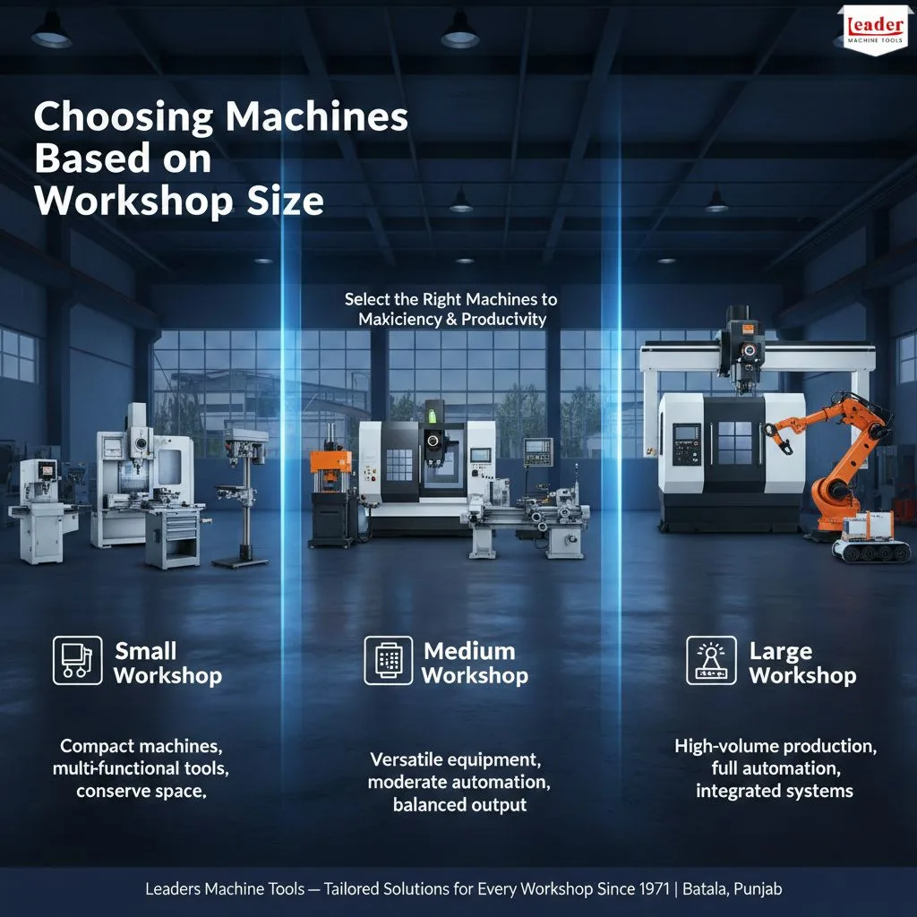 Choosing Machines Based on Workshop Size
