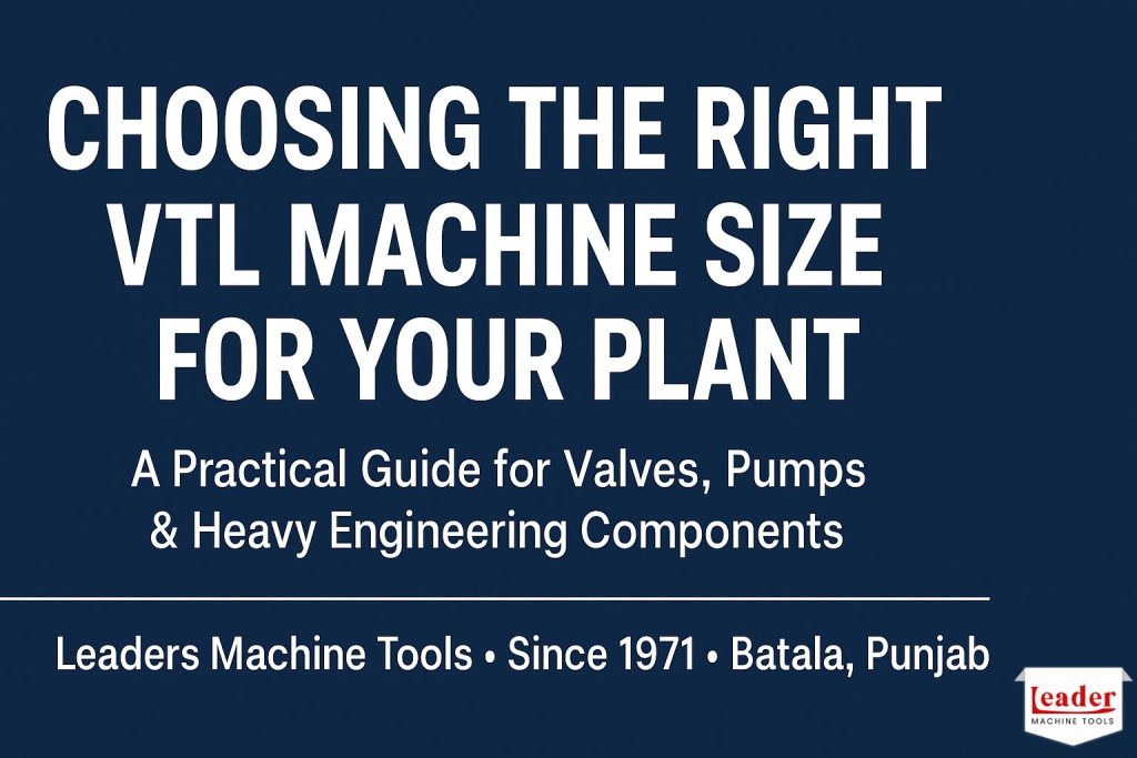 Choosing the Right VTL Machine Size for Your Plant – Leader Machine Tools