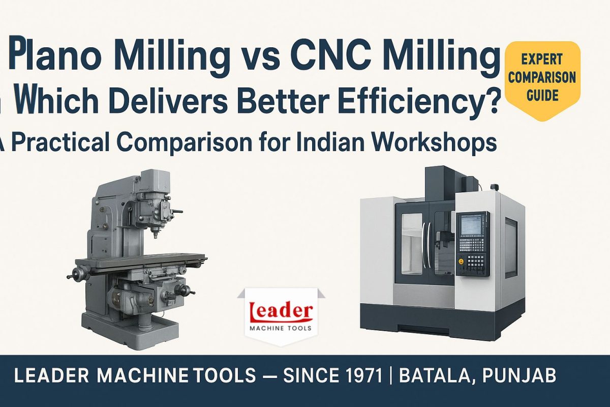 Plano Milling vs CNC Milling Which Delivers Better Efficiency