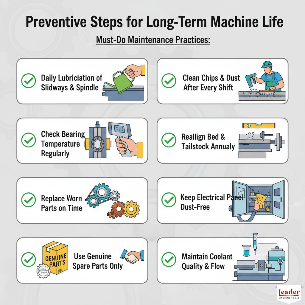 Preventive Steps for Long-Term Machine Life