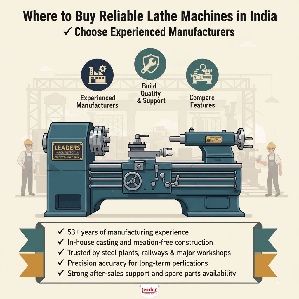 Where to Buy Reliable Lathe Machines in India
