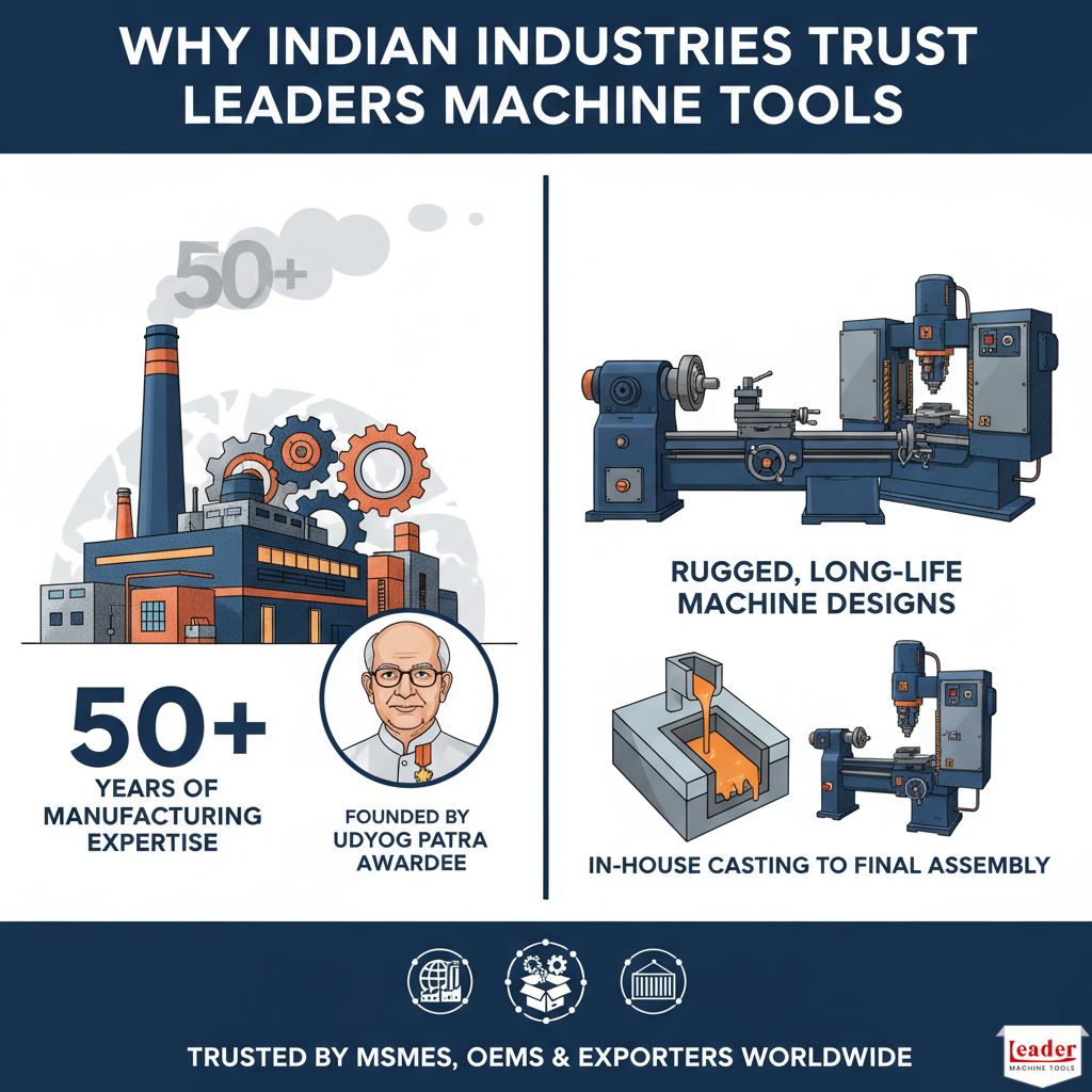 Why Indian Industries Trust Leaders Machine Tools